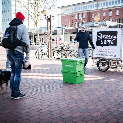 Warme Suppen für Obdachlose